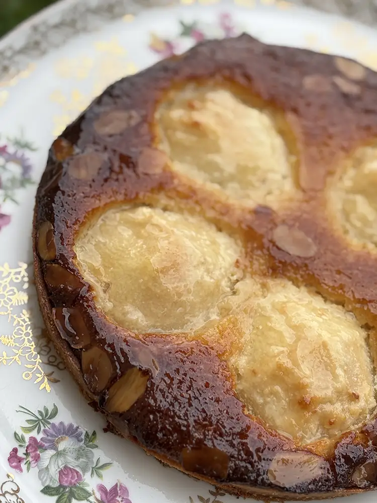 image de notre tarte aux poires amandine